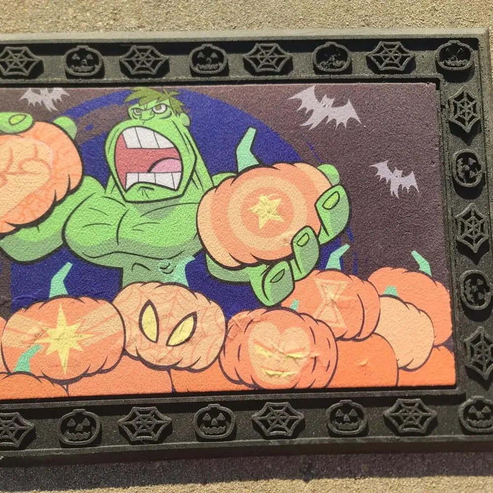 Disney Parks Store Marvel Incredible Hulk Halloween Doormat 18x30 Light & Sound